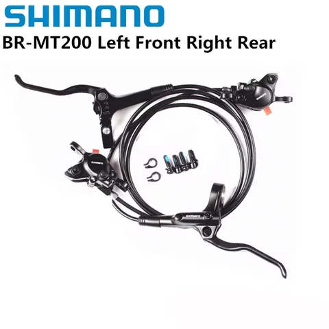 Shimano mt200 freio bl br mtb e-bike freio a disco hidráulico bicicleta elétrica freio dianteiro esquerdo direito freio traseiro