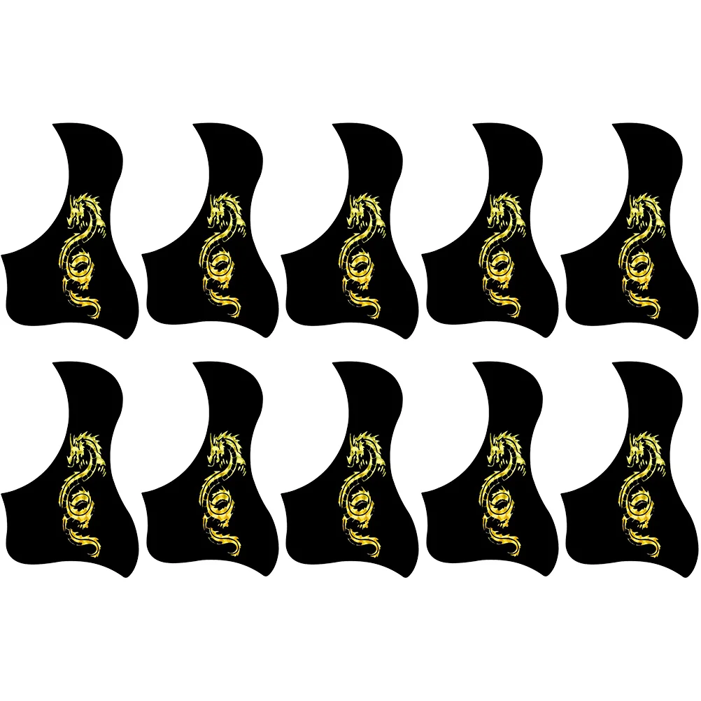 

10 Pcs Guitar Folk Pickguards Cover Acoustic Protector Sticker for Tuning