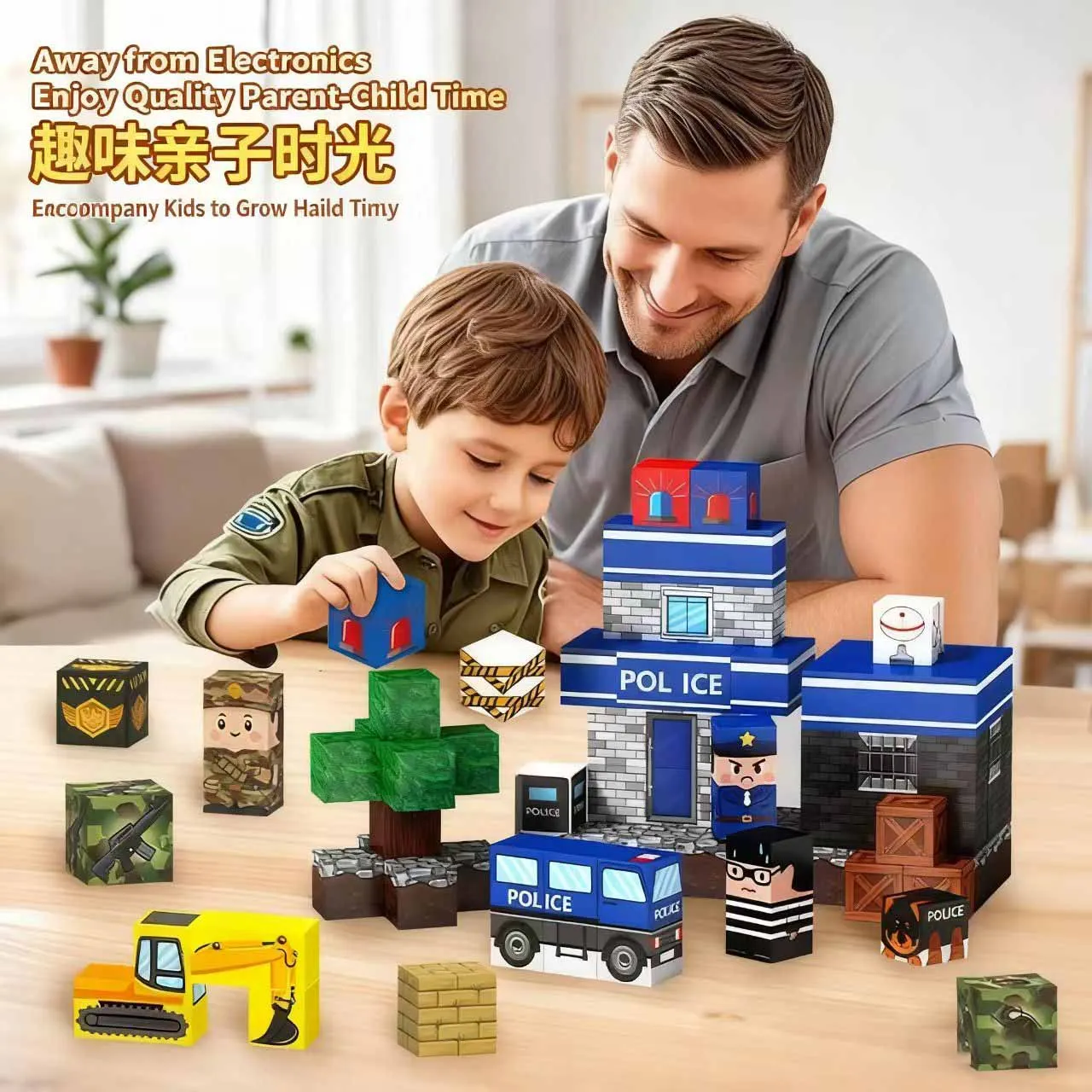 جديد اللبنات المغناطيسية الألغام العالم المغناطيس مكعب مجموعة لصبي فتاة طفل سن 3 + DIY نموذج الأطفال الجذعية الجذعية لعبة حسية هدية #2