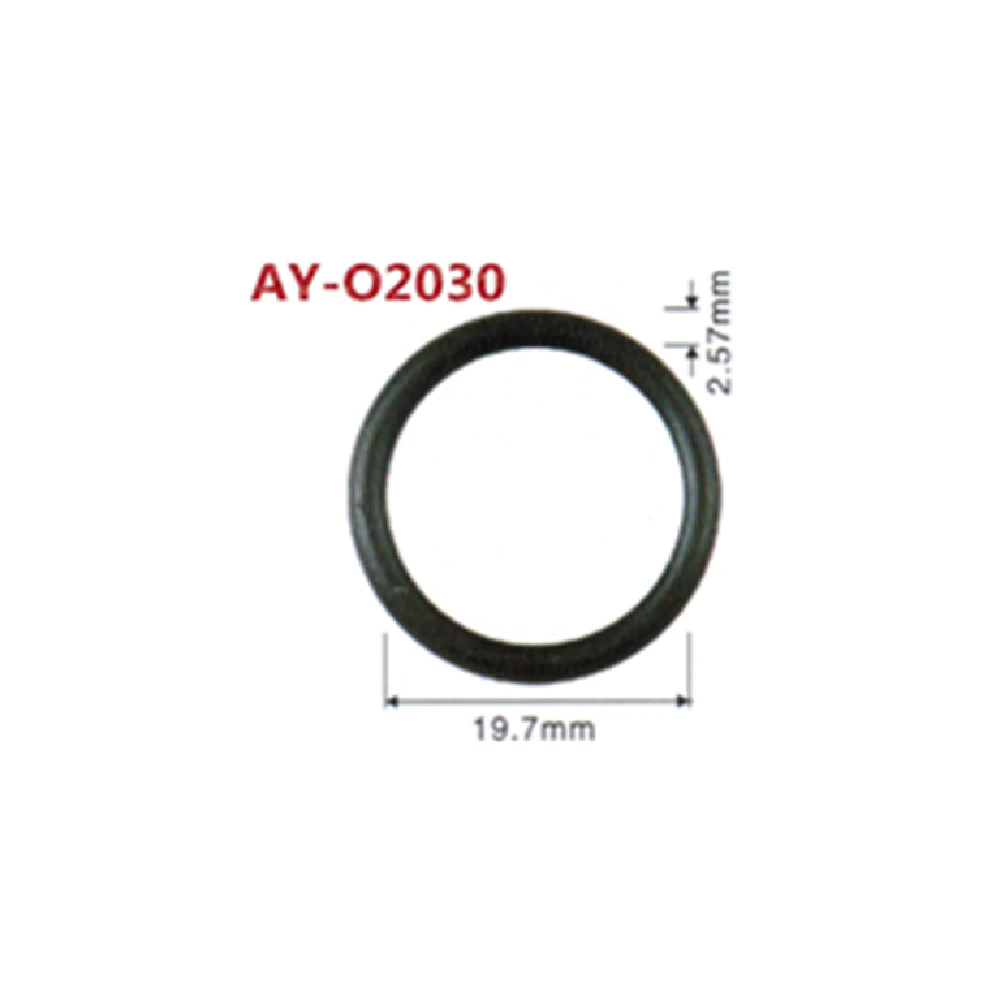 

100pieces fkm rubber oring seals 19.7*2.57mm for fuel injector repair kits /rebuild kits (AY-O2030)