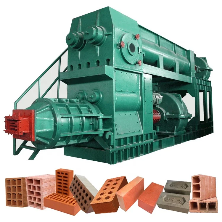 Automatic Vacuum Extruder Brick Burning Laterite Soil Red Mud Clay Brick Making Machine Price