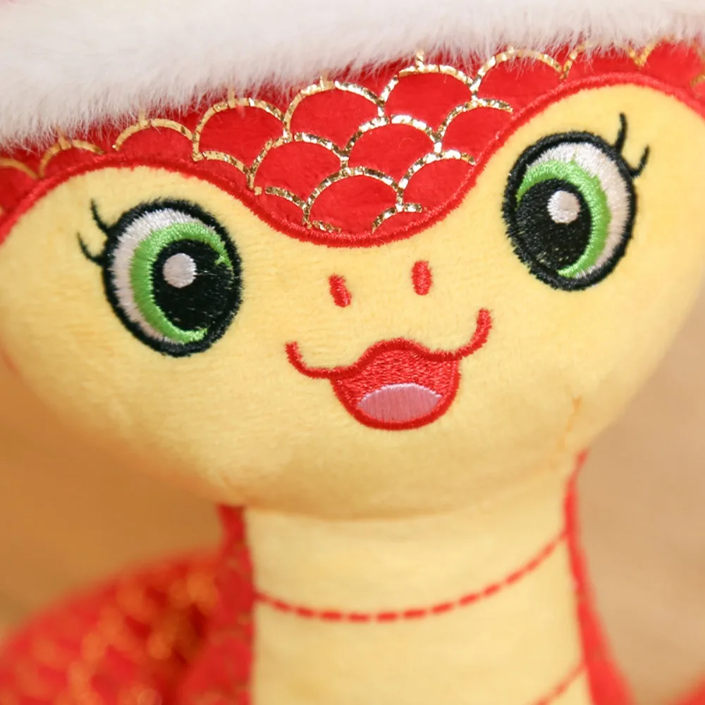 Snake Year Mascot Plush Toy Awakening Lion 13/17/22cm Snake Doll DIY Mascot of The Year of The Snake Doll Pendant