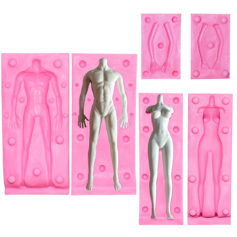 Man And Woman Cooking Tools Wedding Silicone Mold For Baking Fondant Sugar Of Cake Decorating Candy Kitchen Accessories Bakery