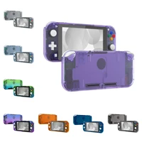 Carcasa de controlador portátil de repuesto eXtremeRate, carcasa personalizada con protector de pantalla y botones ABXY para Nintendo Switch Lite