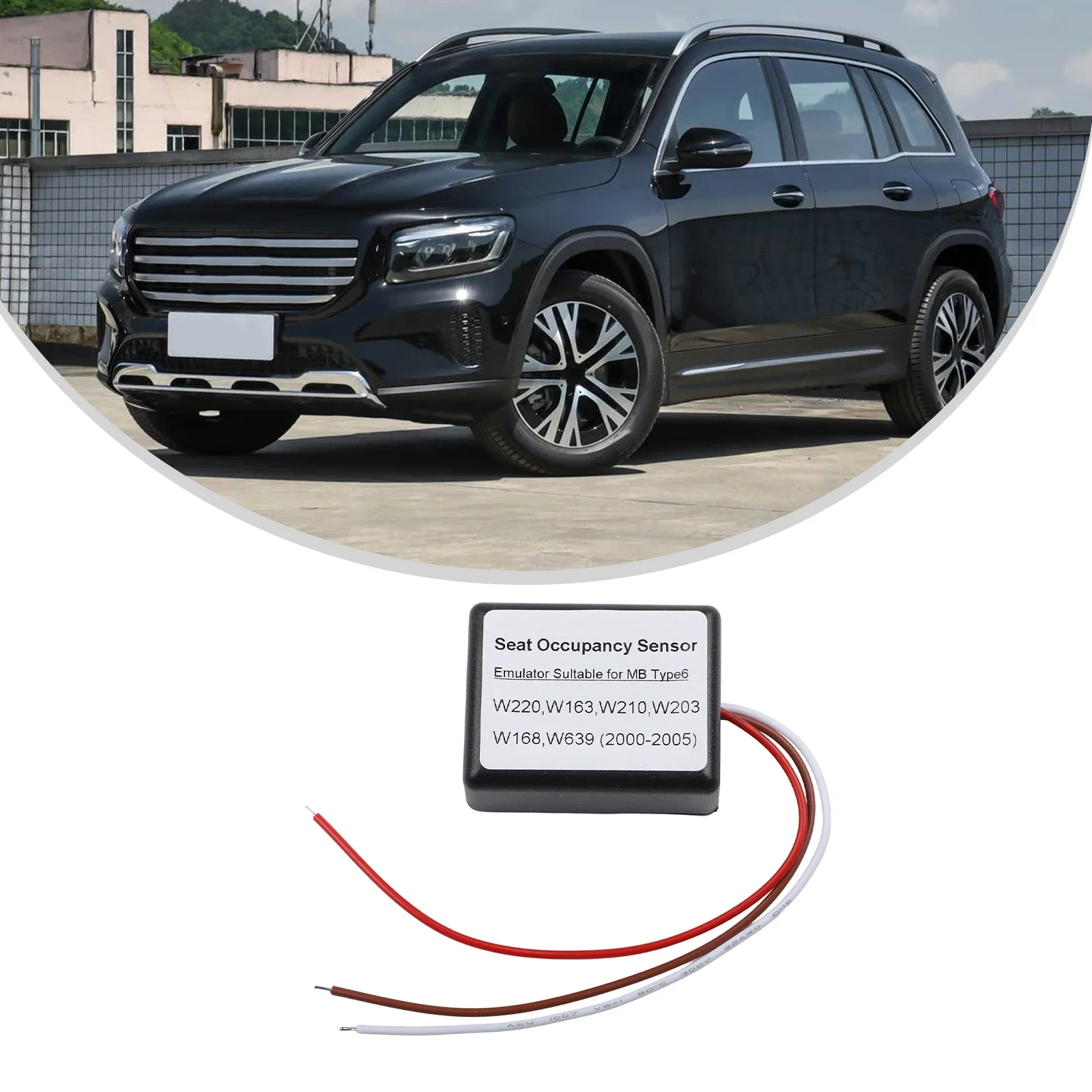 Enhancing Vehicle Safety BLACK Seat Occupancy Sensor Emulator Easy Installation For Vehicles Airbag Deployment
