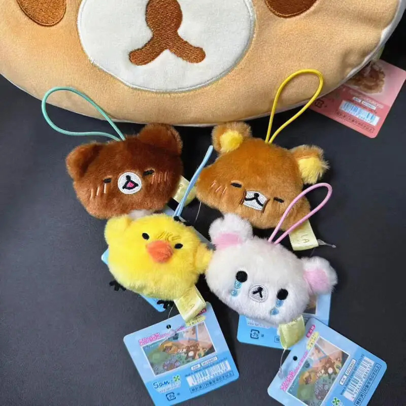 

Милая серия Rilakkuma Wacky Expression, плюшевая повязка на голову, галстук для волос для девочек, головные уборы, мультяшные кииротори, повседневное украшение, подарки на день рождения