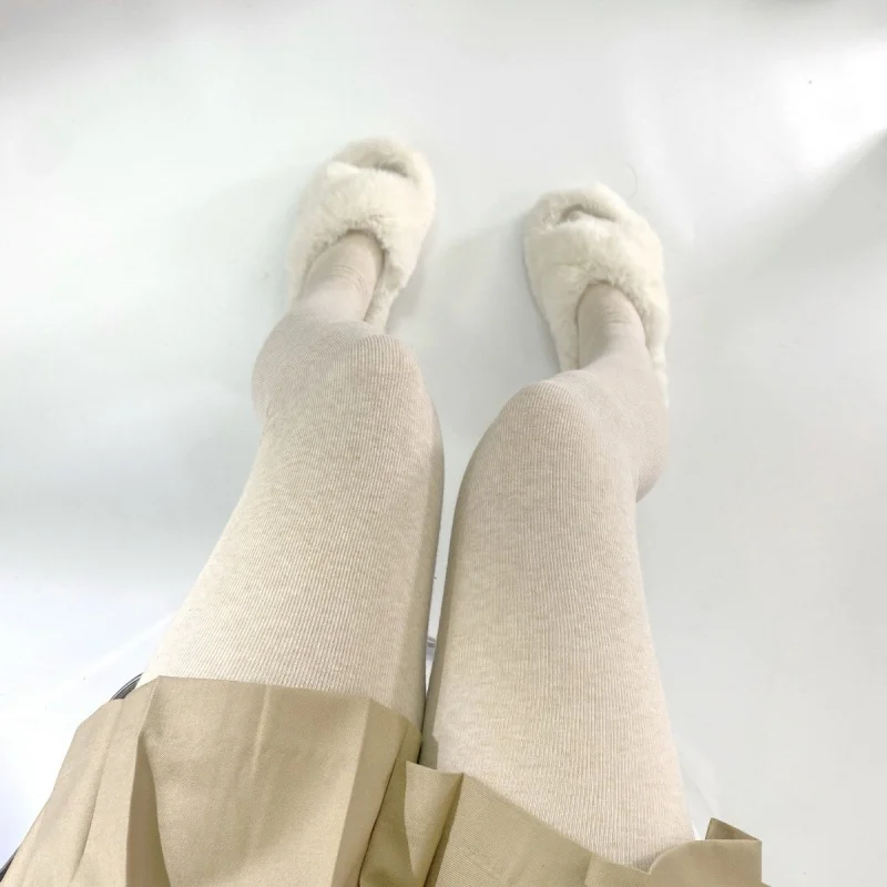 Autumn Winter Women Solid Cable Knit Cotton Tights Premium Twist Texture Thermal Bottoming Pantyhose Elegant Knitted Hosiery