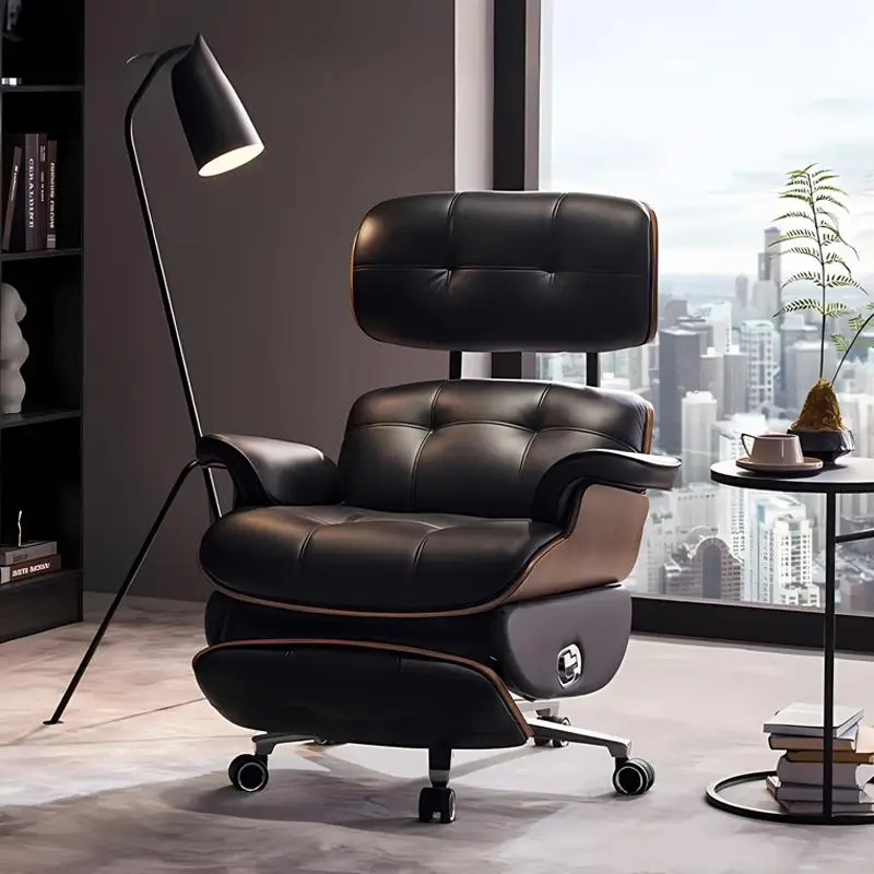 

Electric recliner, comfortable lunch break in home leather, sedentary recliner in office