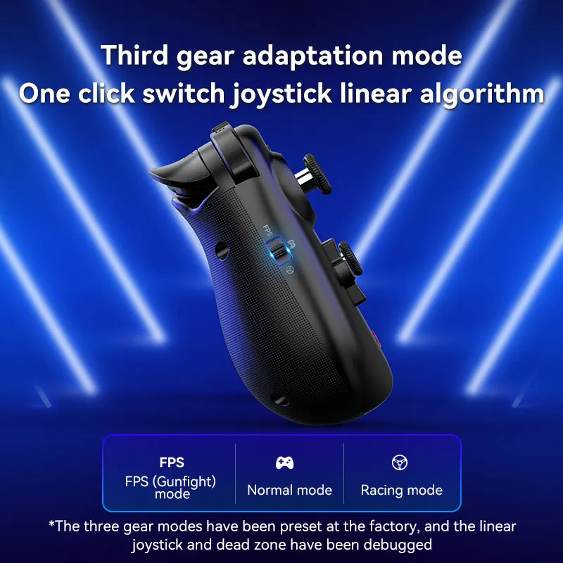 BSP D8 PRO RGB وحدة تحكم بالكمبيوتر اللوحي مقبض لاسلكي للتبديل لعبة BT-متوافق مع عصا التحكم المطاطية لـ P3 P4 أندرويد IOS Gamepad