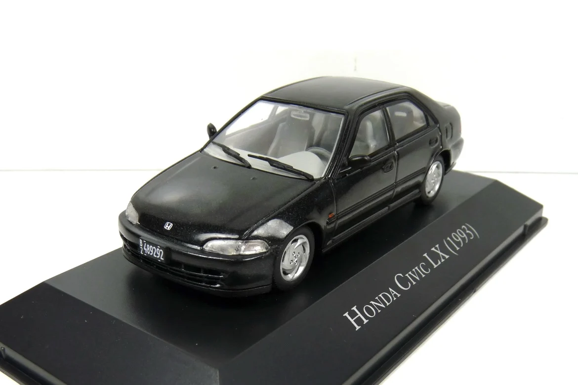 IXO 1:43 Honda Civic EG9 1993 LX Black alloy car model Collection gift