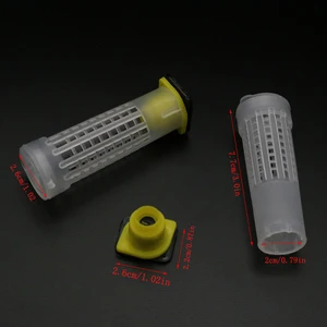 Kiti Arı Kraliçe Yetiştirme Kafesi bir Hücre Plastik Kapak, Taban Kutusu, Fincan, Kraliçe arılar, Arı Malzemeleri, arıcılık, Set 1 8 en çok satılan, arı kafesi - №4