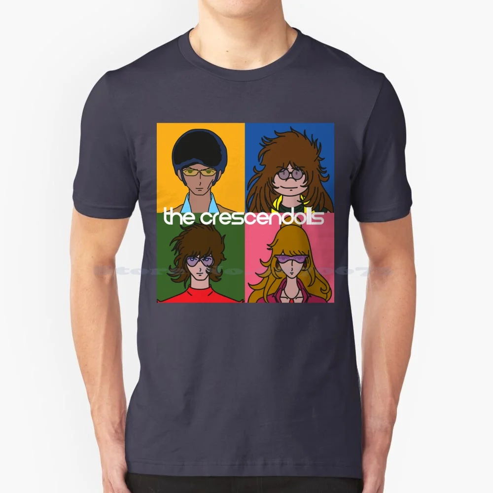 The Crescendolls [человеческая версия] Футболка 100% хлопок футболка альбом Музыка Видео Daft Punk Discovery Interstella 5555 Leji