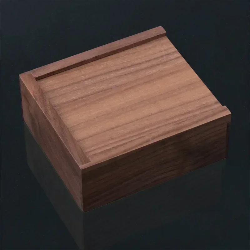 Box Wooden Wood Unfinished Jewelry Boxes Case Treasure Lid Keepsake Gift Storage Craft Blank Candy Cash Shadow Decorative Bank
