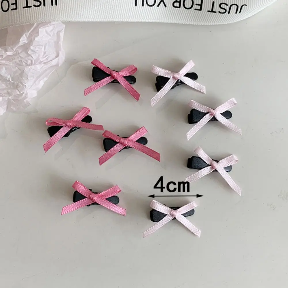 Головной убор, мини-бантик, заколки для волос, милые аксессуары для волос, заколка для волос с бантом, головной убор, лента, сказочная челка, зажим для дня рождения, реквизит