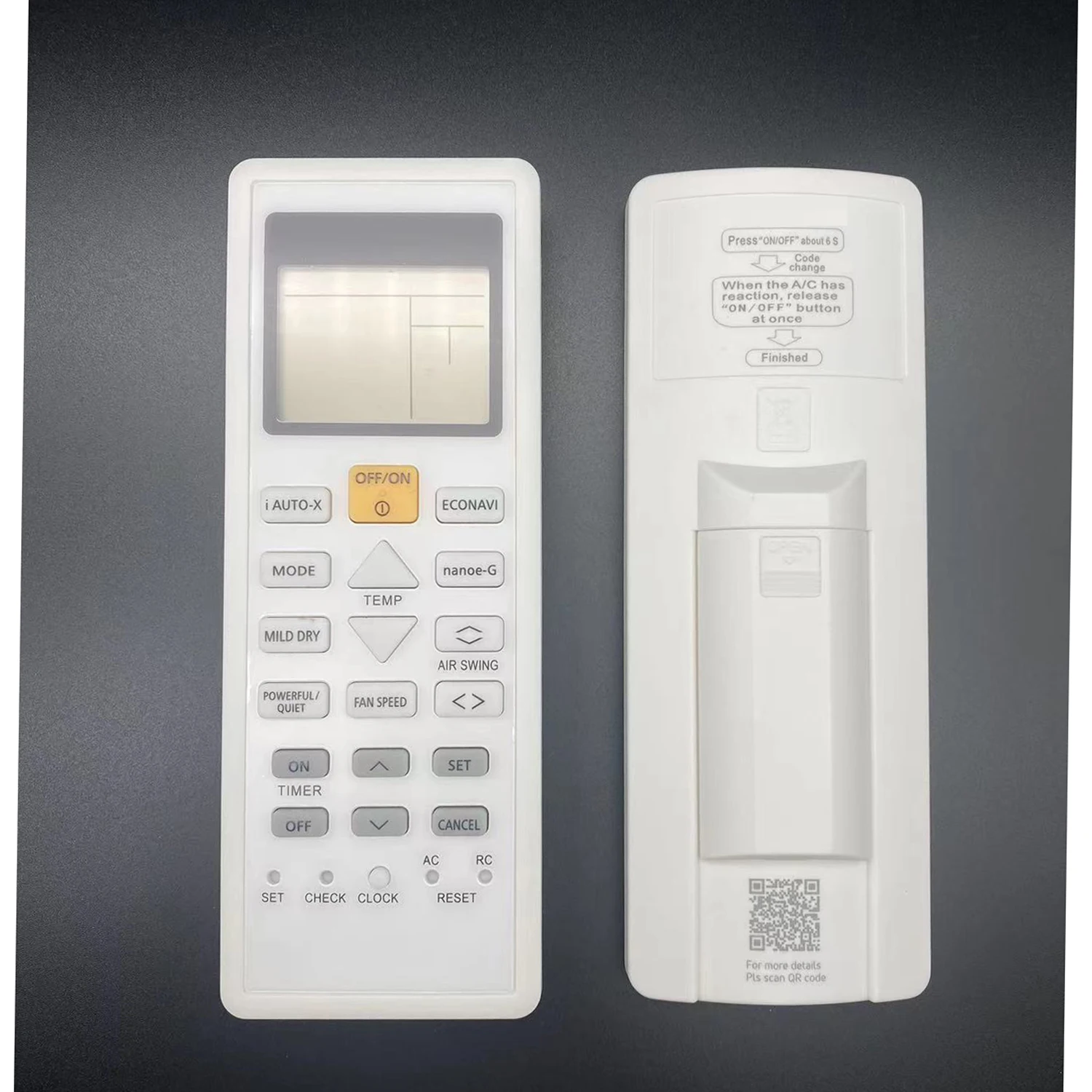 Universal AC A/C Remote Control for Panasonic Air Conditioner A75C00410 A75C00470 A75C02570 A75C00350 A75C03670 A75C04239 A75C..