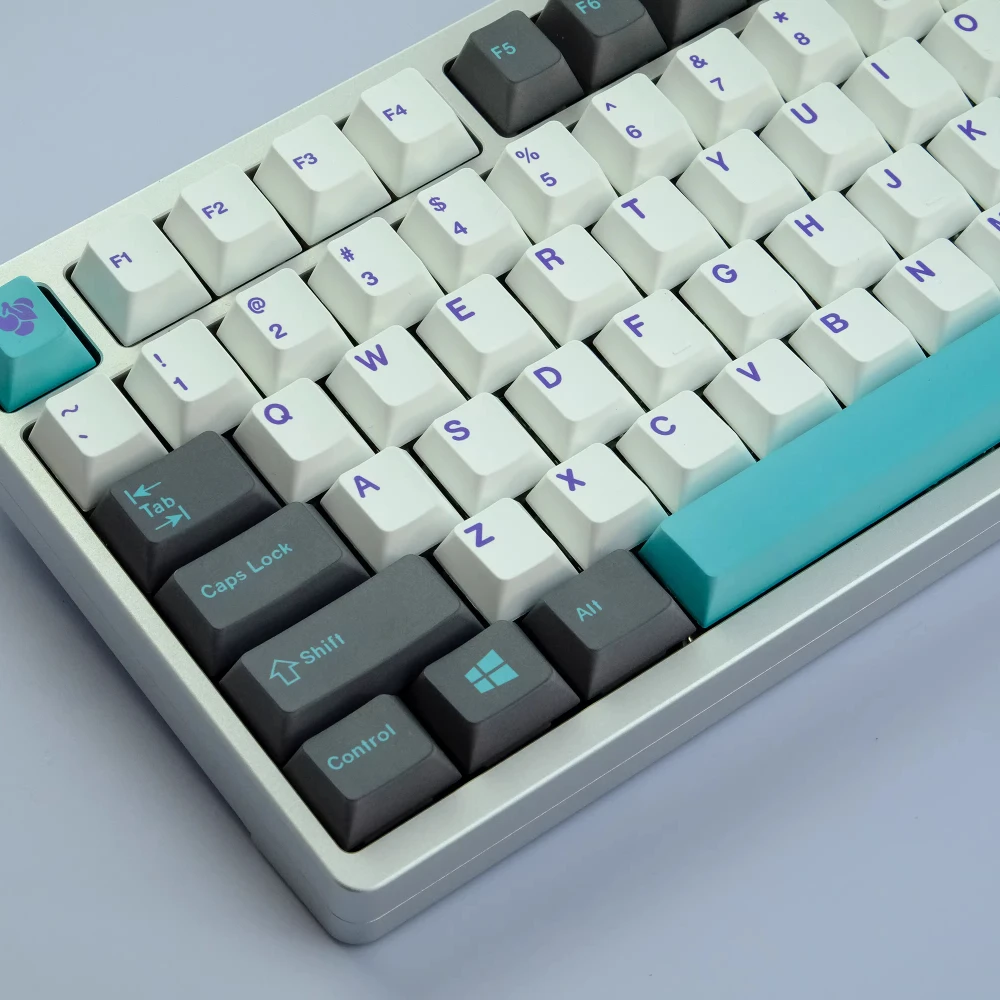 123 Keys Hyper Fuse Keycaps Cherry Profile PBT Dye Sublimation Keycap For MX Switch Mechanical Keyboard Caps