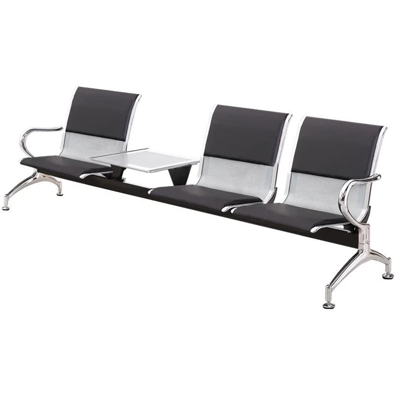 Thickened 2 people, 3 people, 4 people, plus coffee table with row chairs, waiting chairs, one-piece seats in the hall, public r