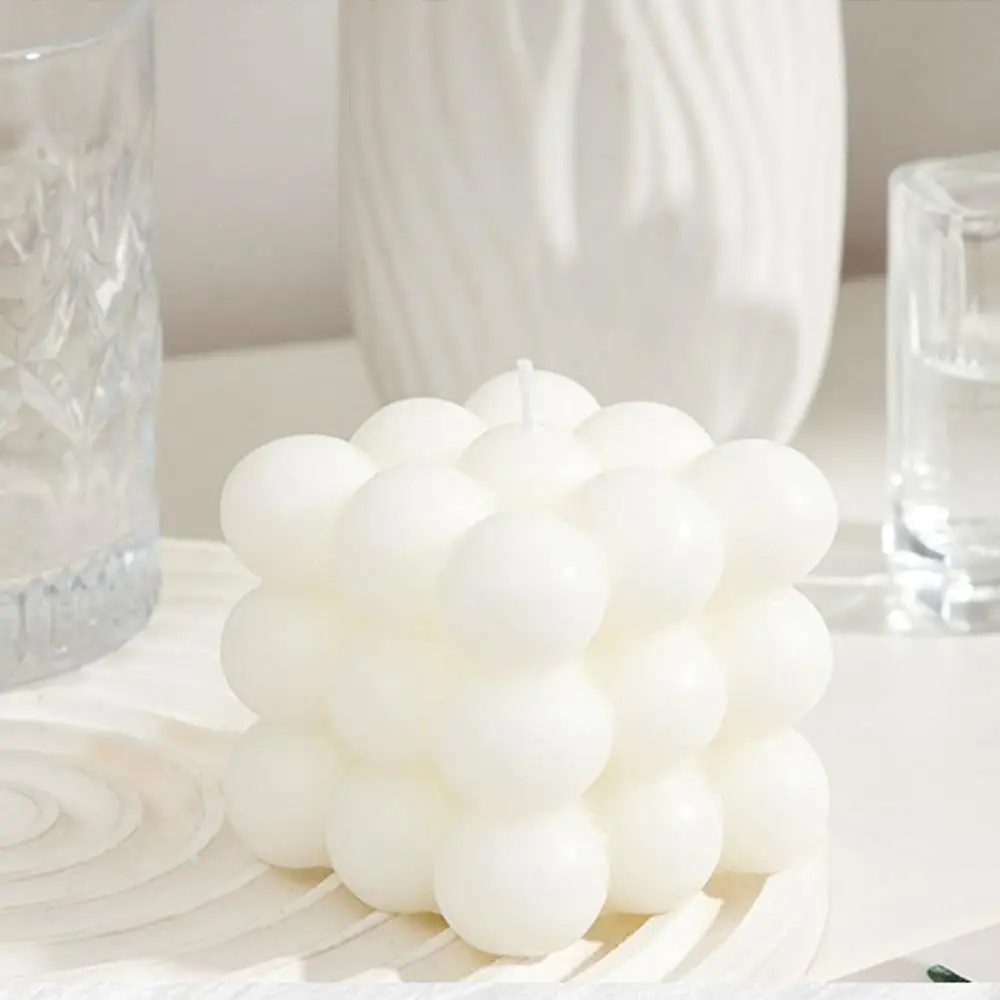 Bubble Candle Cube Soy Wax Home Decor Scented Candle, Guest Party Gift, Wedding Guest Gift, Bridal Shower Gift, Christmas Gift