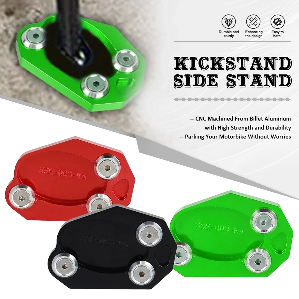 

For Kawasaki Z900 Z650 Ninja ZX10R 1000 650 Z650RS Z900RS Z900 SE Motorcycle Foot Side Extension Pad Support Plate Enlarged Base