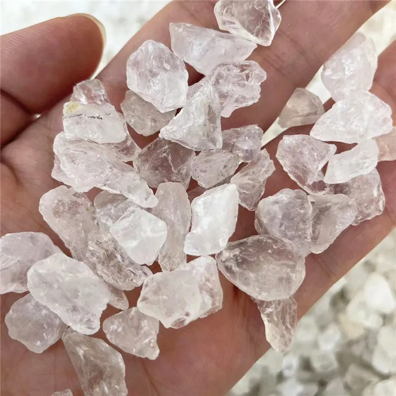100g Natural White Crystal Raw Stone For Home Decoration Natural Healing Reiki Decoration