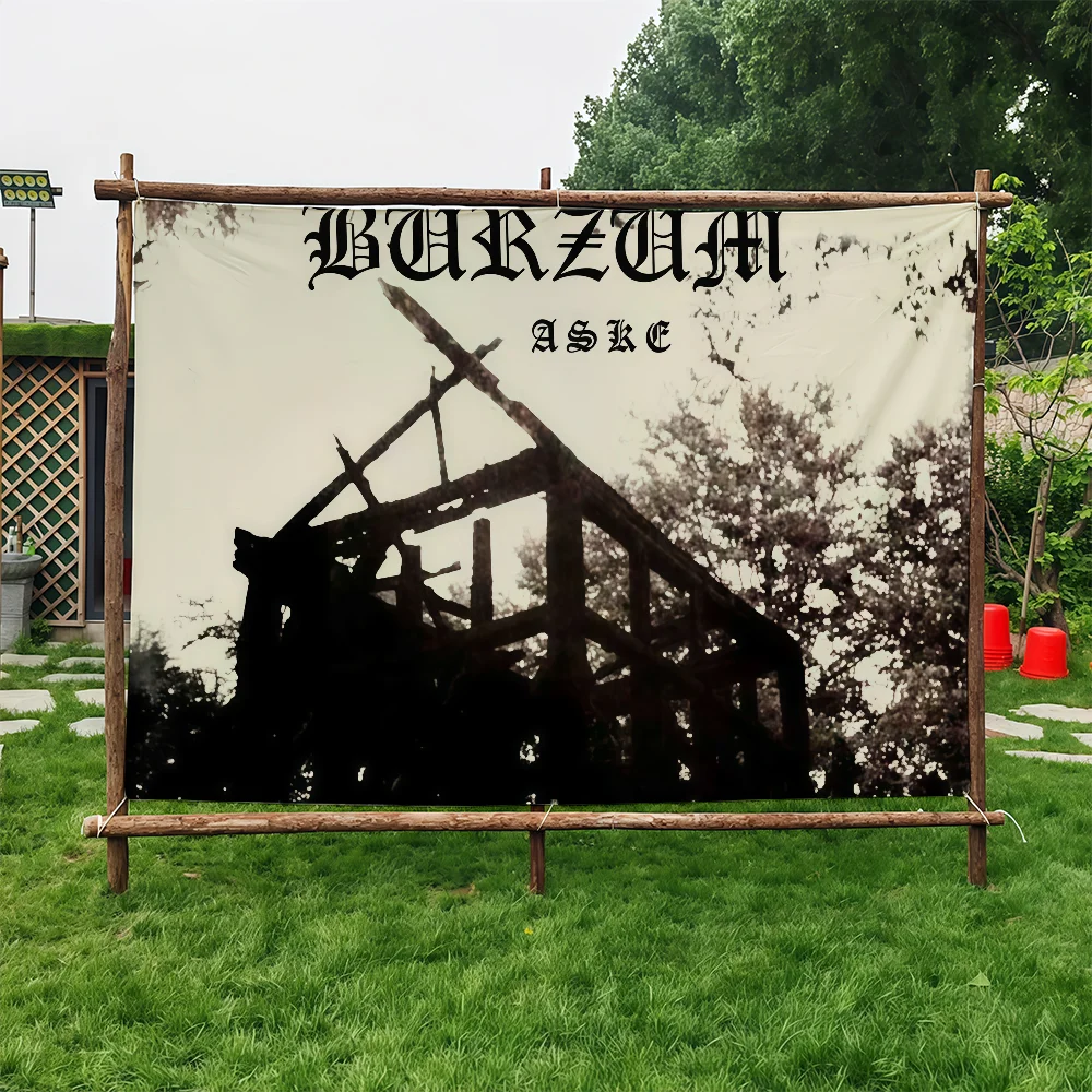 Music Band B-Burzum flag Suitable For Dormitory Room Outdoor Gift Party Decoration Picnic Camping