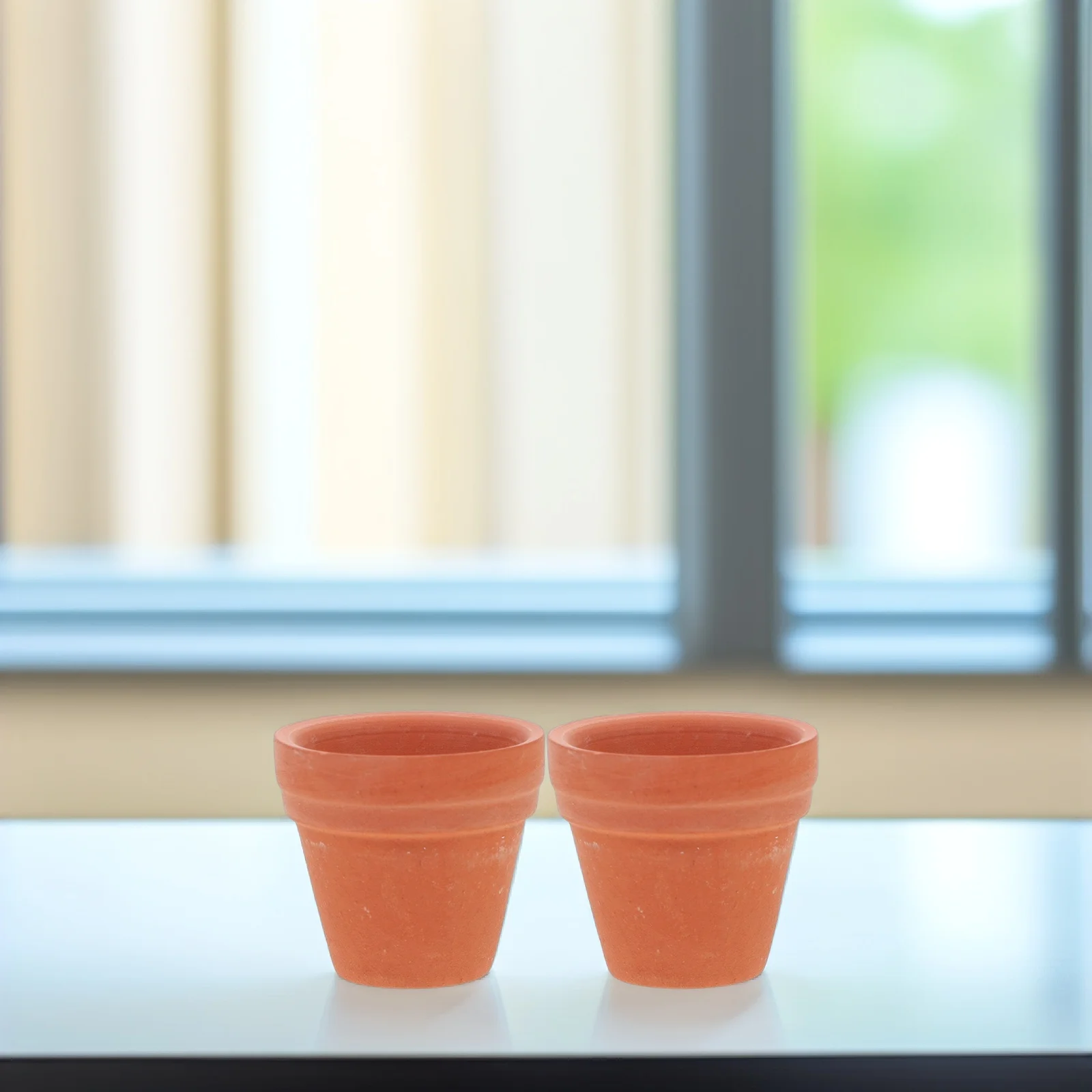 

12Pcs Mini Ceramic Succulent Small Flower Pots with Drainage Hole for Indoor Outdoor Plant Containers