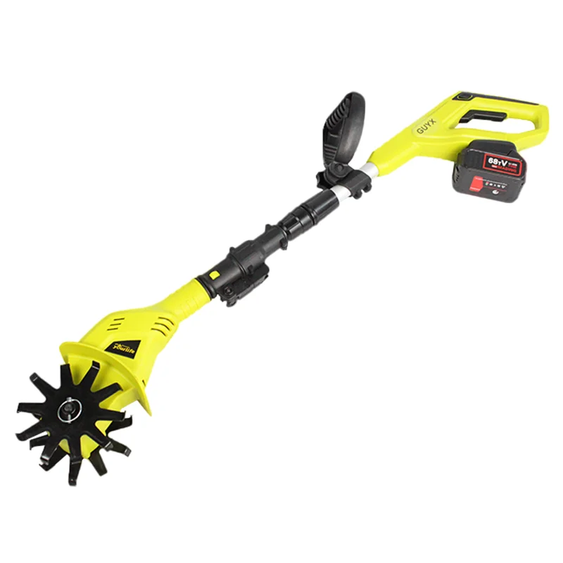 Electric ripper lithium electric cultivator tiller small weeder grounding machine excavator rotary tiller