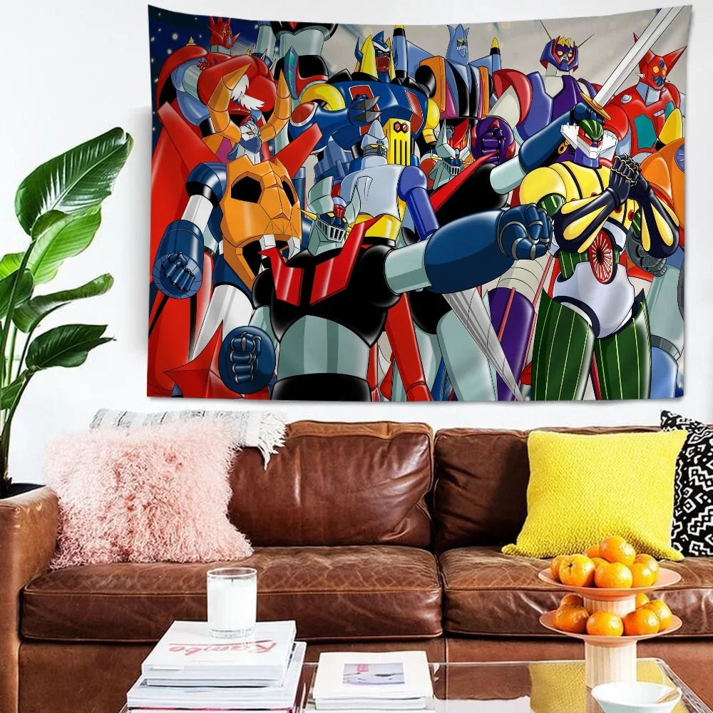 Goldorak Grendizer Cartoon Tapestry Art Science Fiction Room Home Decor Art Home Decor