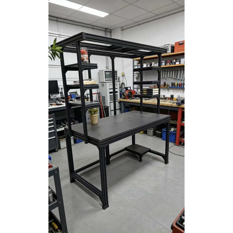 Mobile phone repair table Multifunctional repair table, industrial aluminum profile e-sports table