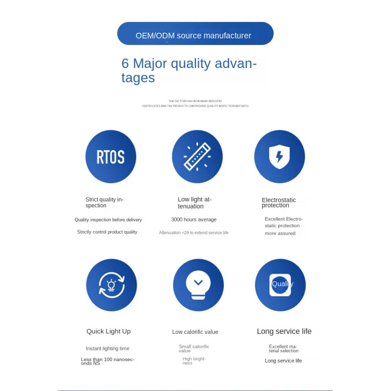 5PCS 3MM/5MM LED 20cm Diode Red Green Yellow Blue White Warm Orange Pink  RGB Slow Falsh Light Emitting Diodes With Cable DIY