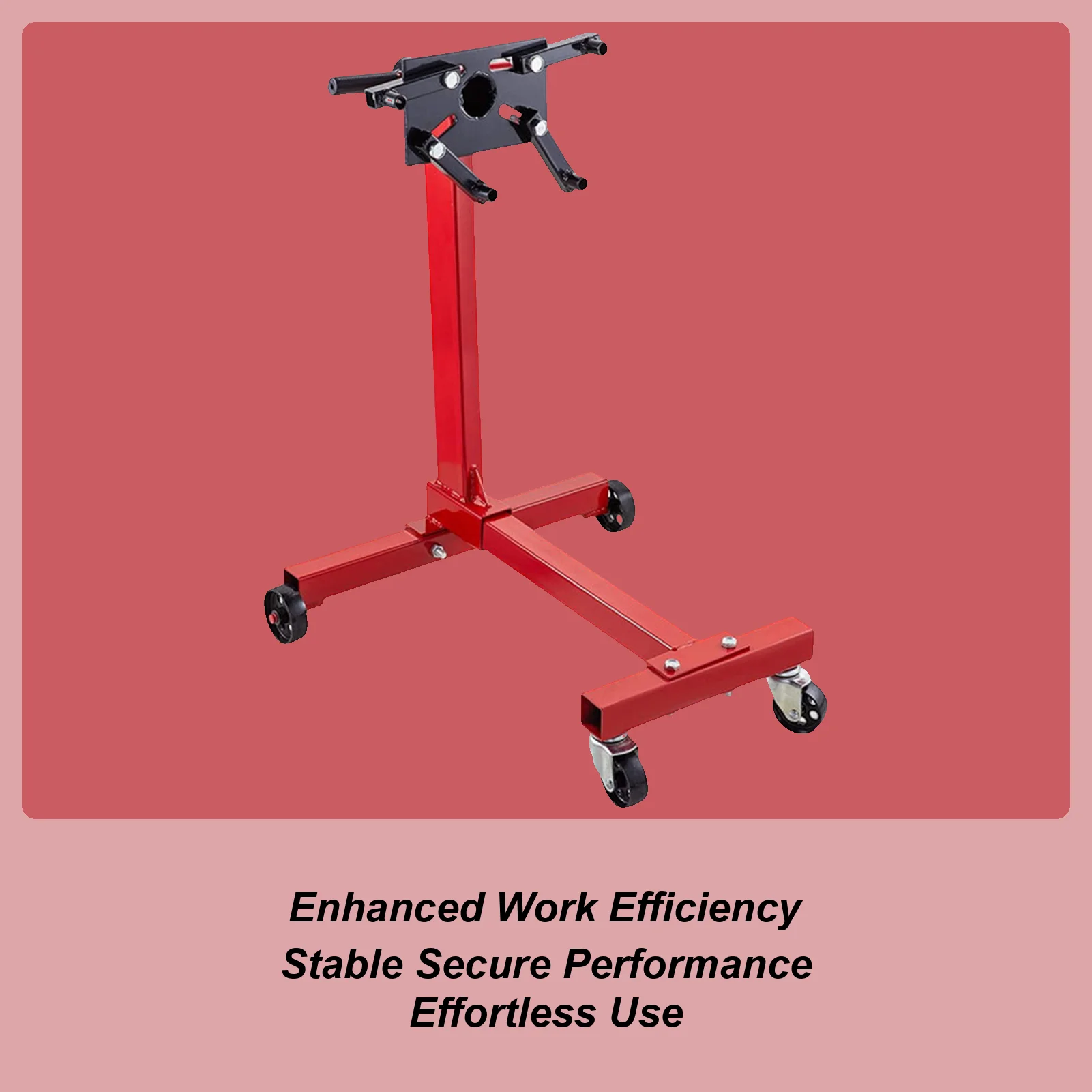 

Engine Motor Stand 1000LBS Capacity Steel Bracket Holder Engine Motor Holder For Automotive SUV Truck Repair Shop Garage