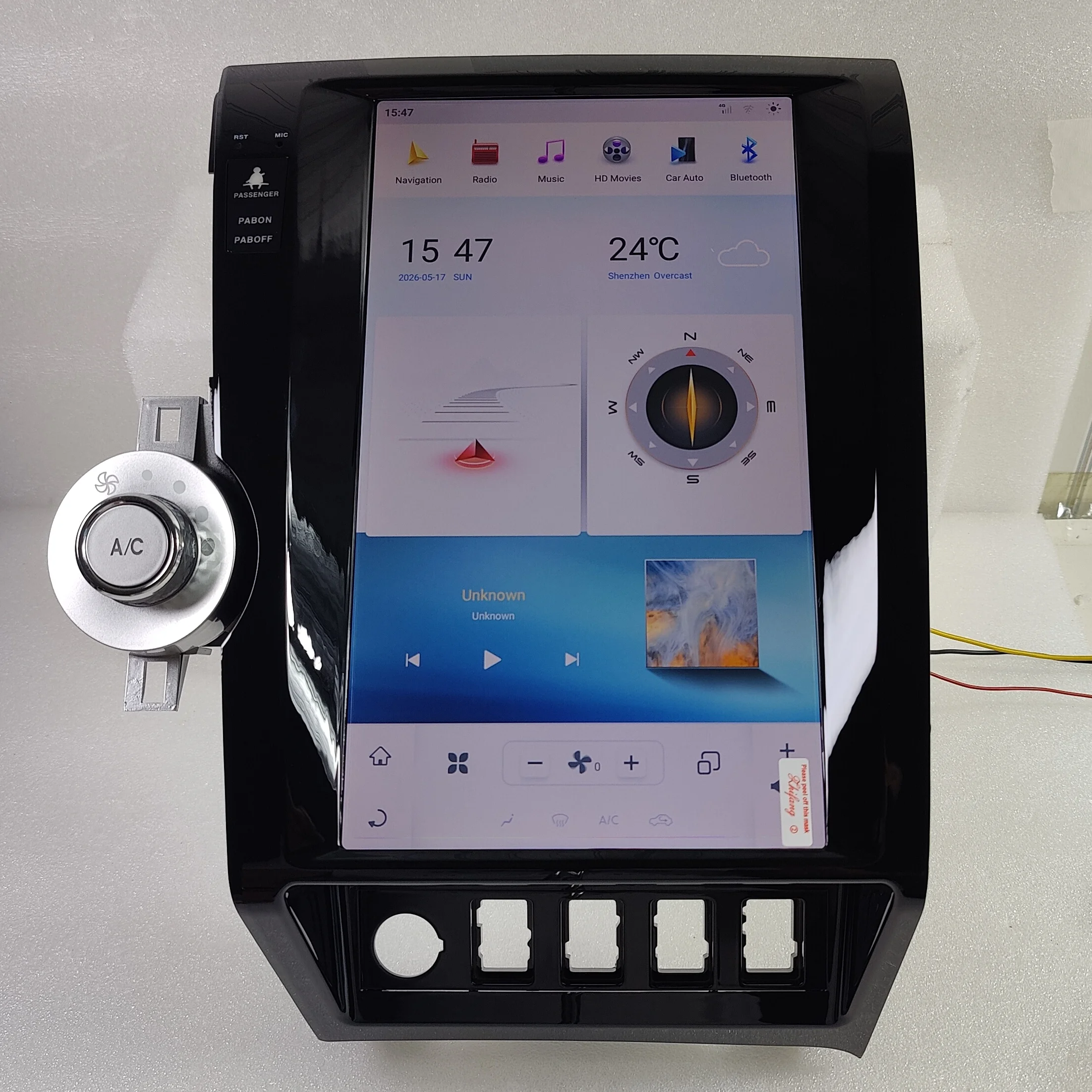 Central Multimídia 2026 Nova para Toyota Tundra Sequoia 2007-2014, Player Android com GPS, Rádio CarPlay, Estéreo CarPlay e DSP Multimídia