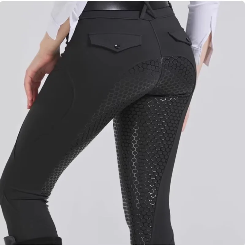Custom Full Seat Knee-Patch Equestrian Clothing Winter Riding Pants Breeches Jodhpur Tights Leggings Style