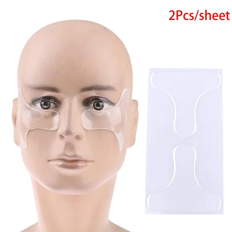 Silicone Eye Patch Silicone T-shaped Eye Patch Portable Facial Skincare Overnight Remove Lines Facial Beauty Tool