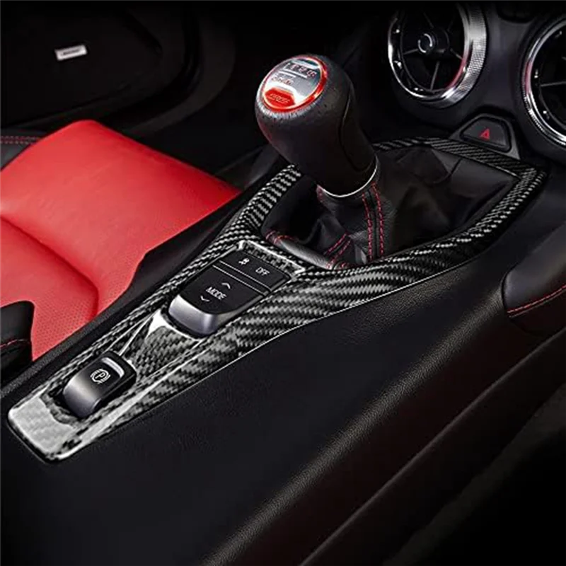 

Classy-For Camaro 2016-2022 Shift Panel Cover Transmission Frame Sticker Hard Carbon Fiber Interior Replacement Parts