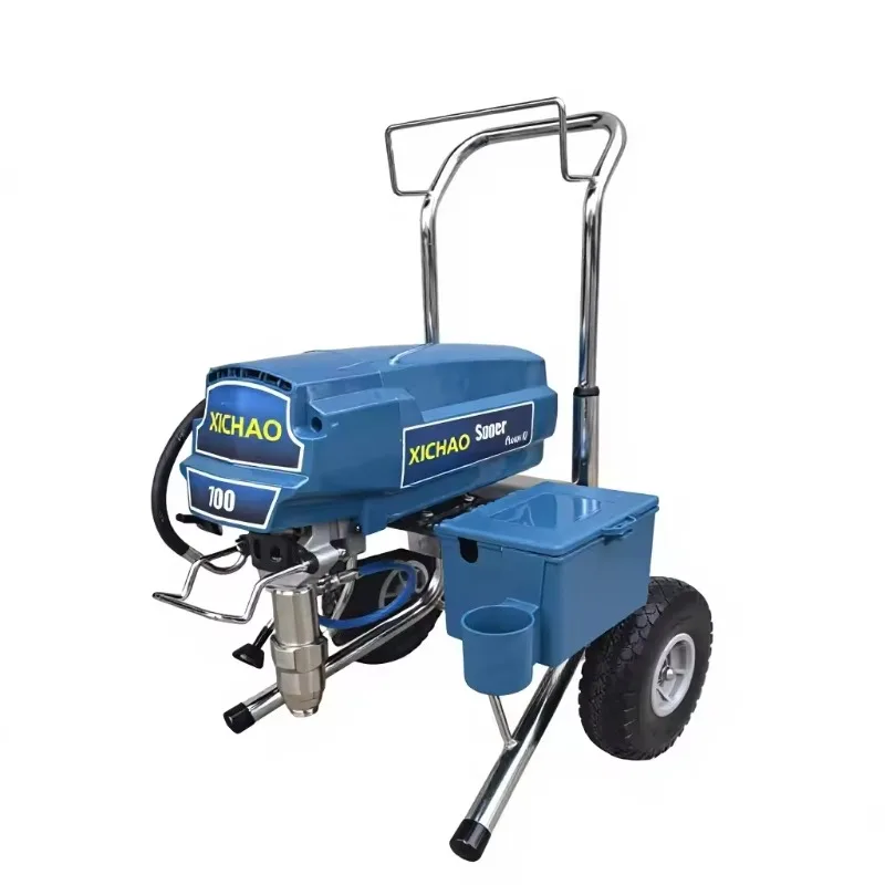 Electric Airless Paint Spray Gun, High Power Pump & Brushless Motor, Professional Latex Coating Machine