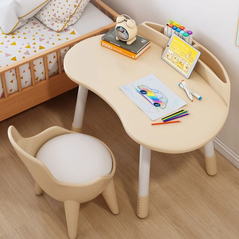 أطفال قابل للتعديل ارتفاع دراسة مكتب الطفل مونتيسوري الفول السوداني الجدول الواجبات المنزلية الكتابة القراءة طفل مرحلة ما قبل المدرسة طاولة الأطفال #2