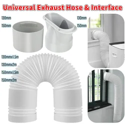 Duct Extension Pipe/Interface Universal 130/150mm Telescopic Air Conditioner Exhaust Accessories for Mobile Air Conditioning