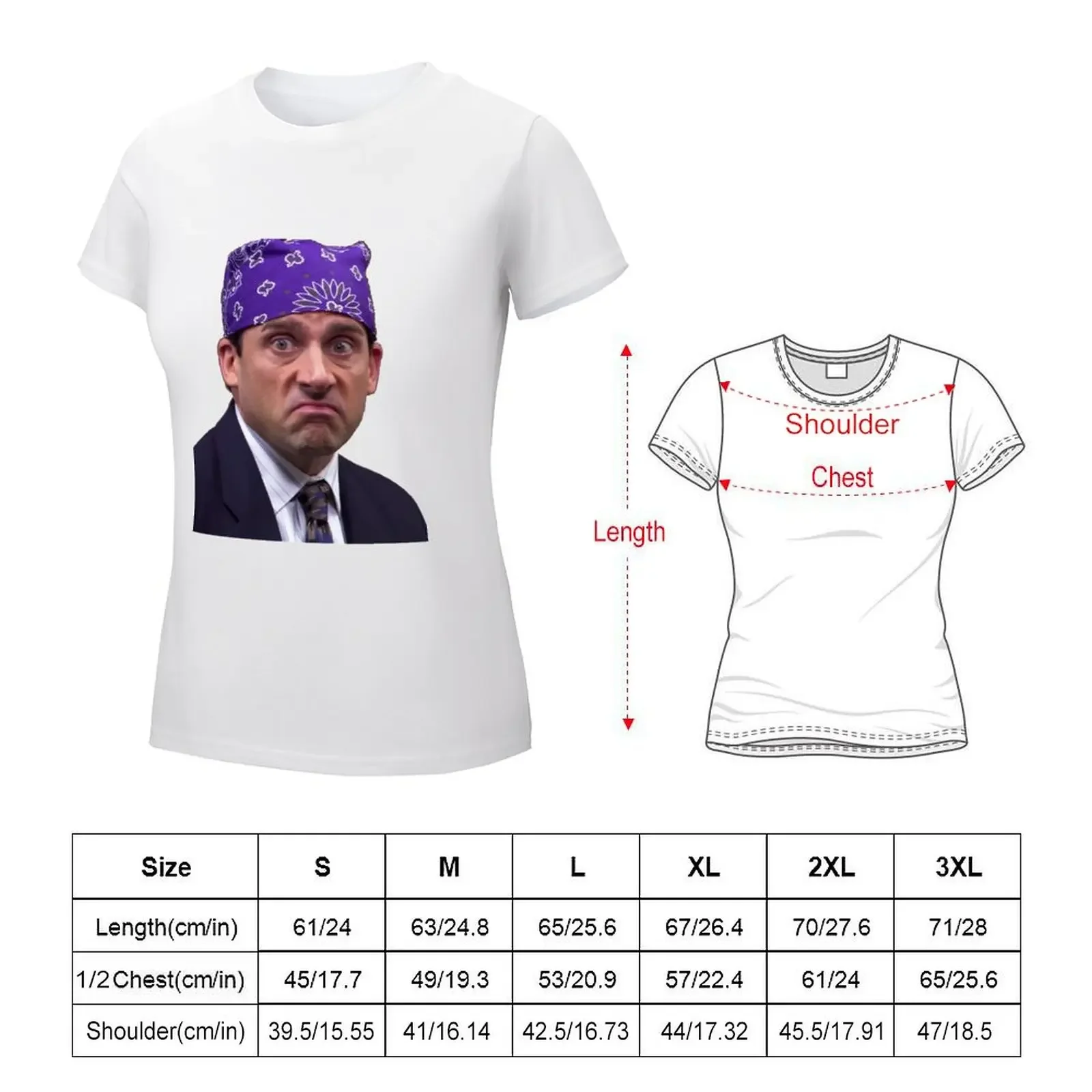 Prison Mike - The Office T-shirt female Blouse Female clothing workout shirts for Women