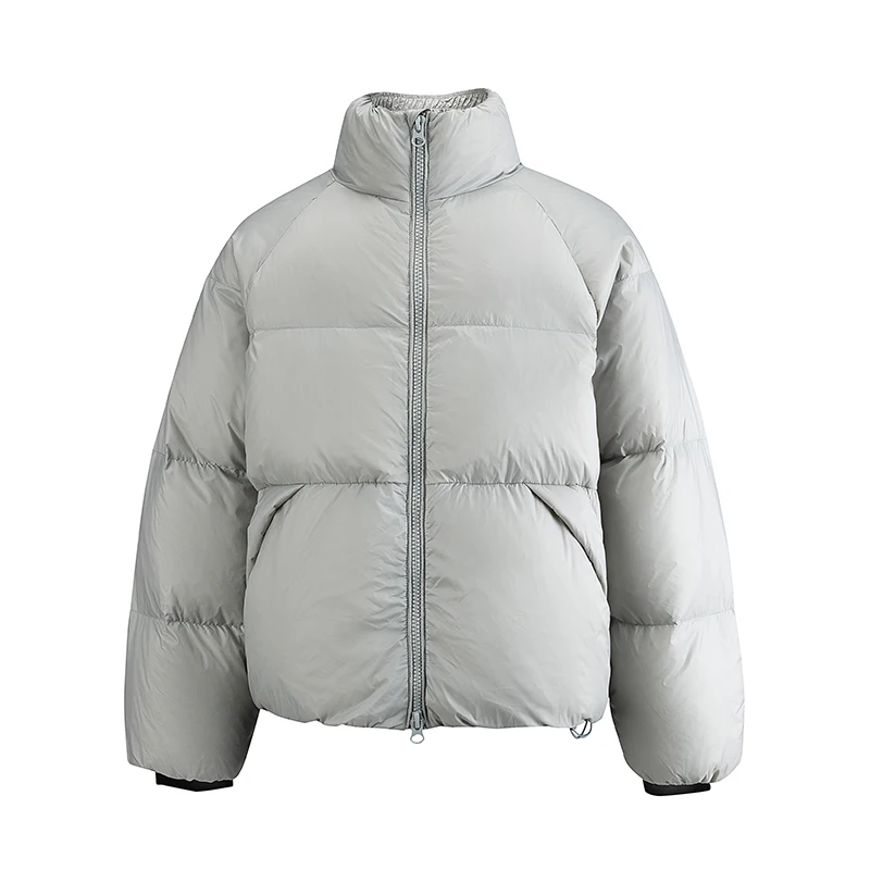 

Fashionable Stand Collar down Jacket Men's Warm Outerwear Shoulder-Length Sleeves Youthful Popular Winter New Arrival