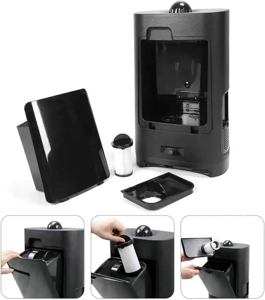 Great Hair Mopper Electric Trash Can Hair Dust Bin Anti-Hair Wraps Hair Saloon Vacuum Cleaner With Smart Sensor