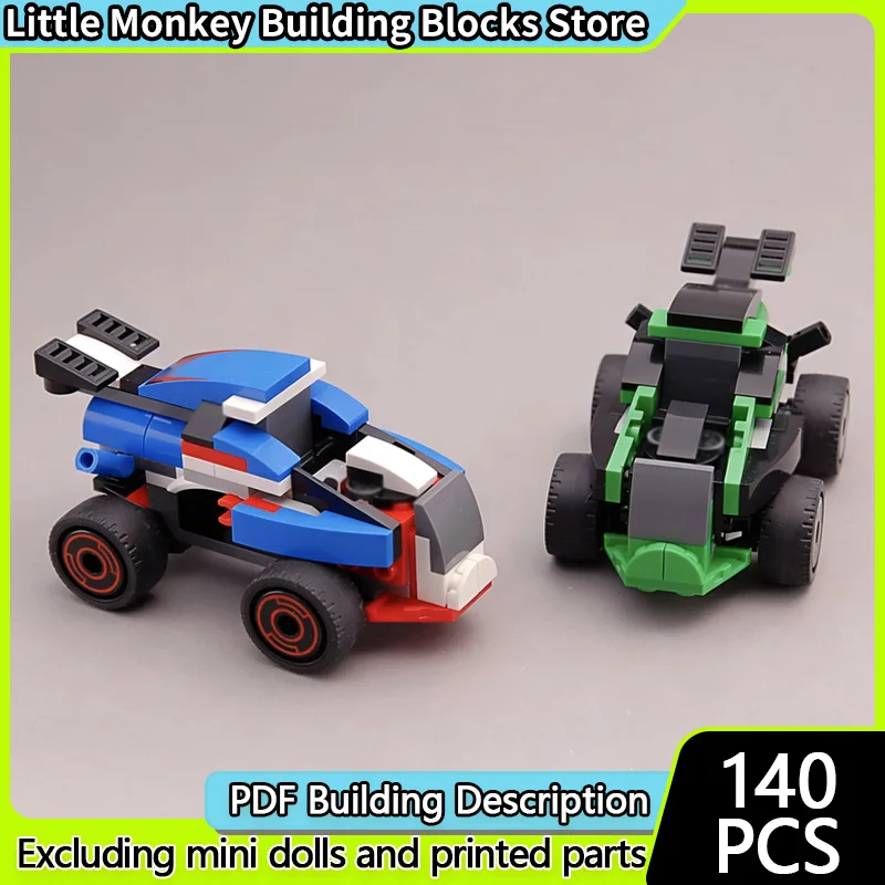 

Speed Racing Car Model MOC Building Bricks Formula Racing Vehicle Pack Modular Technology Children Holiday Gifts Assemble Toys