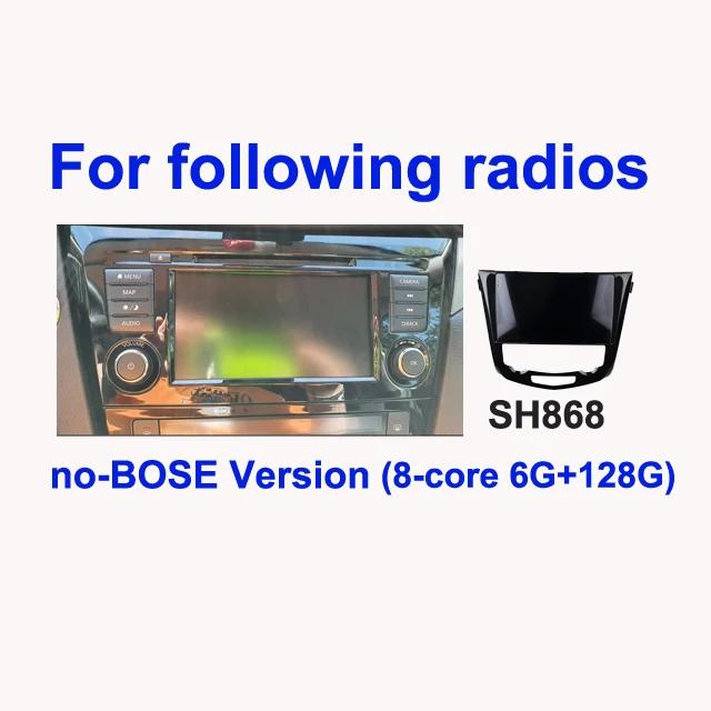 SINOSMART 8-Core A7870 Android GPS for Nissan Qashqai J11 X-Trail T32 Rogue 2014–2021 with OEM NAV Support BOSE 360 Camera image 3