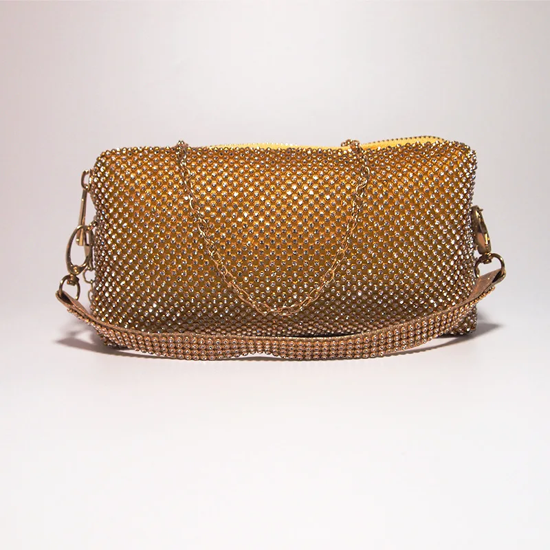 Bolso de mano de moda con diamantes