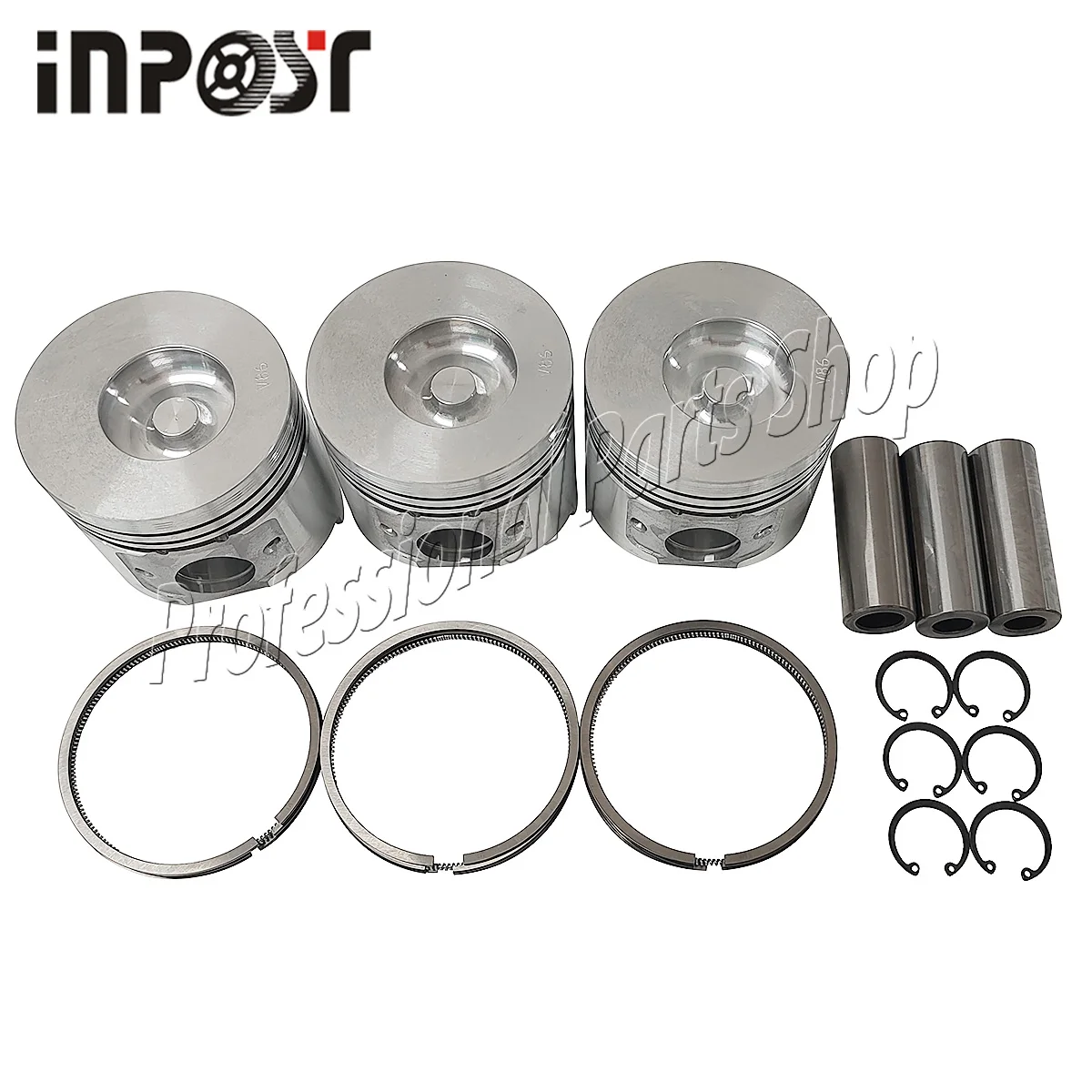 

3 Set 3TNV86 Piston & Ring For Yanmar 3TNV86 3TNV86CT Engine