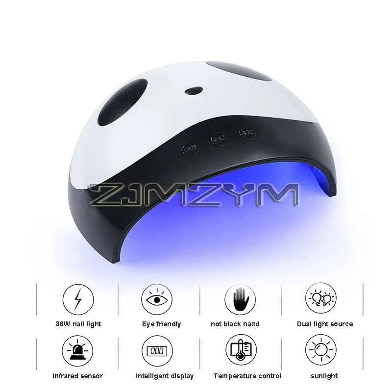 Lampe à Ongles Professionnelle Indolore pour Verhéritage Gel, vaccage Rapide, Dessin Animé Mignon, LED