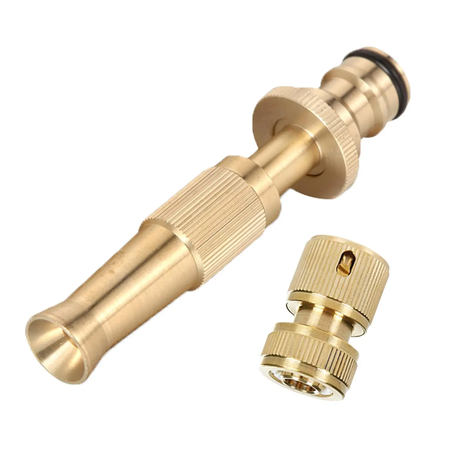High Pressure Hose Nozzle Attachment Brass Sprayer for Garden Lawn Car Wash Watering System Power Cleaning Tool