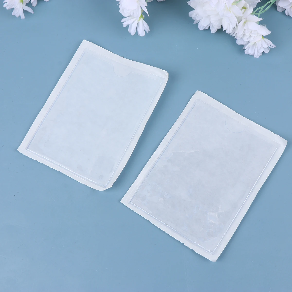 

10Pcs Self-Adhesive Transparent Plastic Label Holders for Protection Organization Office Travel 9x12cm Holders