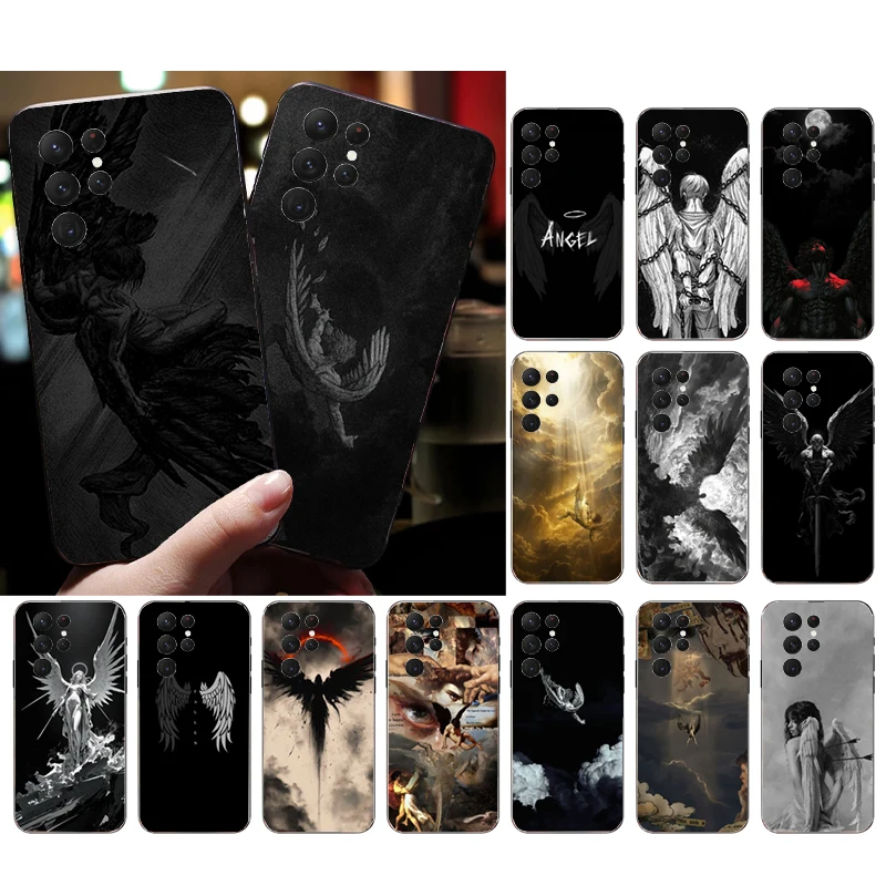 

Phone Case For Samsung Galaxy S26 S25 S24 S23 S22 Ultra S23 S22 S25 Plus S24 FE S26Edge Angel