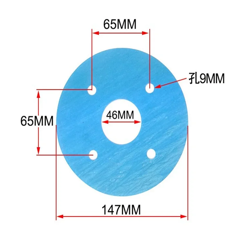 186F Engine Generator Paper Gaskets For Micro Tiller Gearbox Walkingbox Dentalbox Flange Gasket